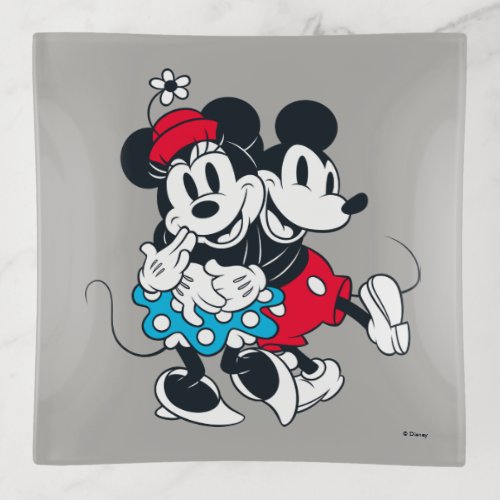 Mickey  Minnie  Winning Couple Trinket Tray