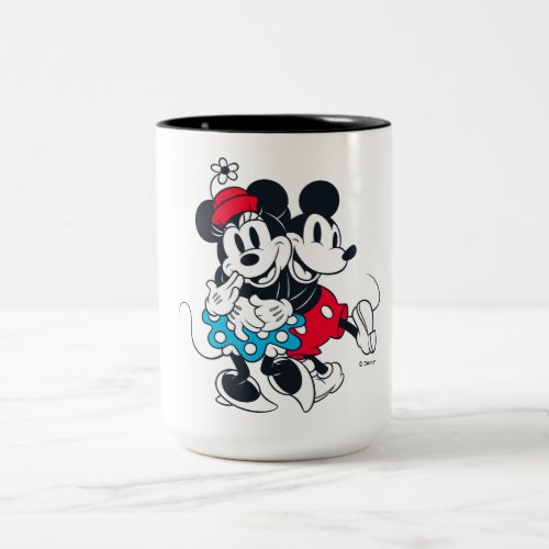 Mickey  Minnie  Winning Couple Two_Tone Coffee Mug