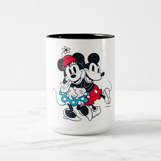 Mickey & Minnie | Winning Couple Two-Tone Coffee Mug (Center)