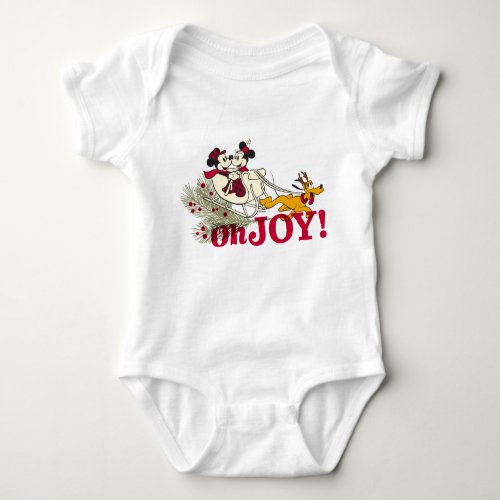 Mickey  Minnie with Pluto  Oh Joy Baby Bodysuit
