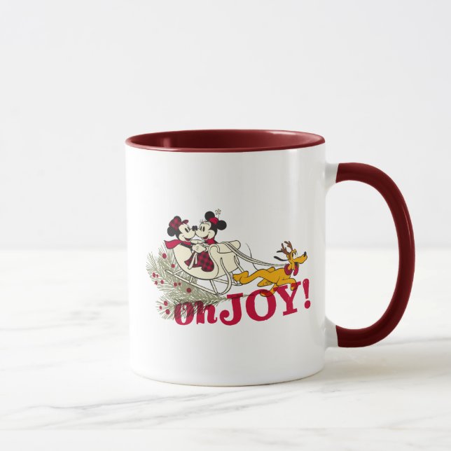 Mickey & Minnie with Pluto | Oh Joy! Mug (Right)