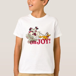 Mickey & Minnie with Pluto Oh Joy! T-Shirt
