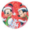 Mickey & Minnie With Snowflake