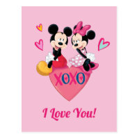 Mickey & Minnie | XOXO Valentine Postcard