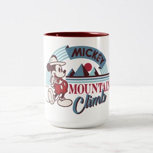 Mickey  Mountain Club Two_Tone Coffee Mug