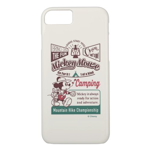 Mickey  Mountain Hike Championship iPhone 87 Case