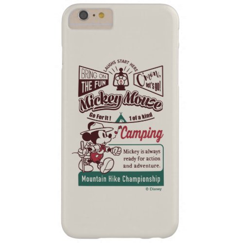 Mickey  Mountain Hike Championship Barely There iPhone 6 Plus Case