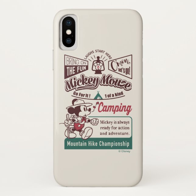 Mickey | Mountain Hike Championship Case-Mate iPhone Case (Back)