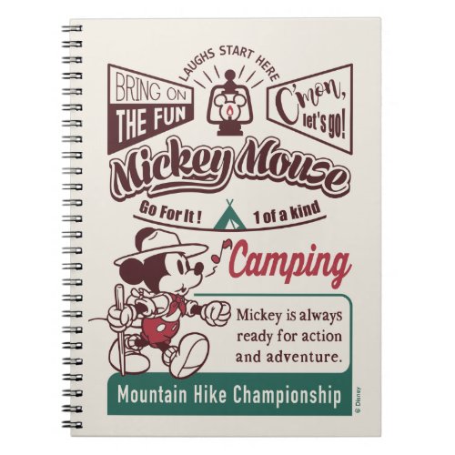Mickey  Mountain Hike Championship Notebook