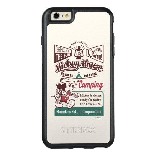 Mickey  Mountain Hike Championship OtterBox iPhone 66s Plus Case