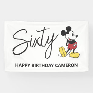Mickey Mouse 60th Birthday Banner