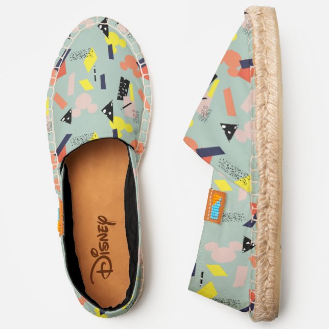 Mickey Mouse | 90's Dots and Dashes Espadrilles (Side)