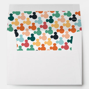 Mickey Mouse   A Colorful Repeating Envelope