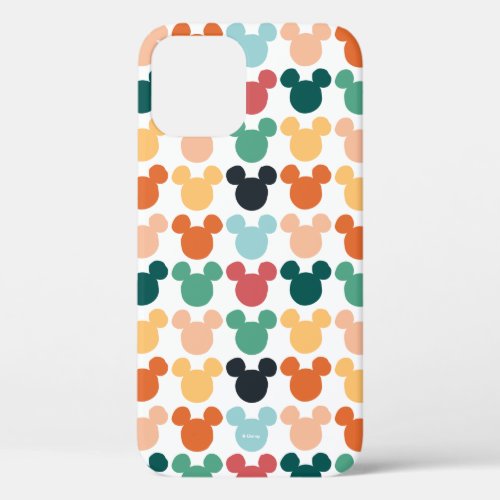 Mickey Mouse  A Colorful Repeating Logo iPhone 12 Case