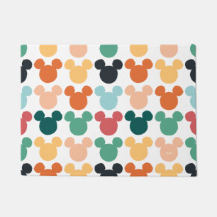 Mickey Mouse A Colorful Repeating Logo Doormat