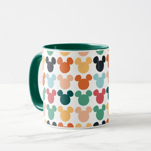 Mickey Mouse  A Colorful Repeating Logo Mug