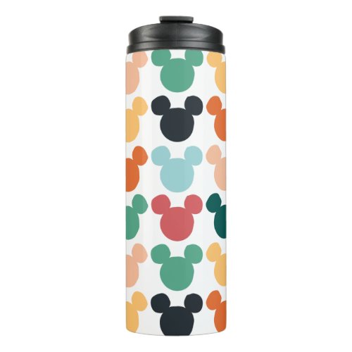 Mickey Mouse  A Colorful Repeating Logo Thermal Tumbler