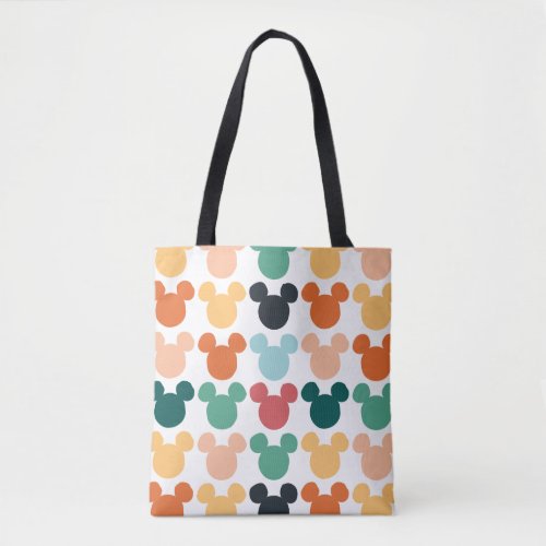 Mickey Mouse  A Colorful Repeating Logo Tote Bag