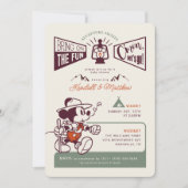 Mickey Mouse | Adventure Awaits Baby Shower Invitation (Front)