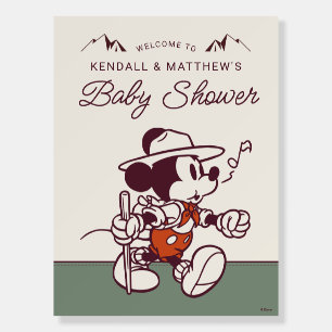 Mickey Mouse Adventure Awaits Baby Shower Welcome Foam Board