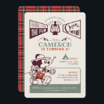 Mickey Mouse | Adventure Awaits Camp Birthday Invitation<br><div class="desc">Invite all your family and friends to your child's birthay with these Adventure Mickey Mouse Birthday invitations. Personalize by adding all your party details!</div>