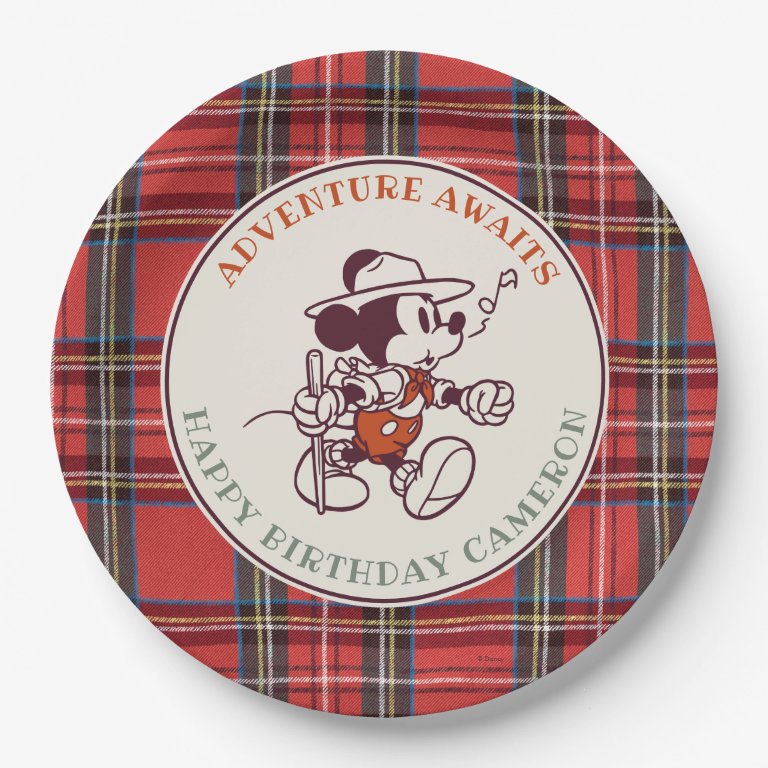 Mickey Mouse | Adventure Awaits Camp Birthday Paper Plates