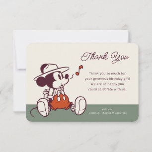 Mickey Mouse Adventure Awaits Thank You Card