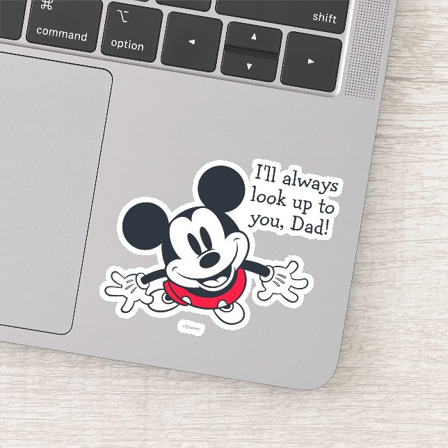 Mickey Mouse | Always Look Up To You Sticker (Detail)