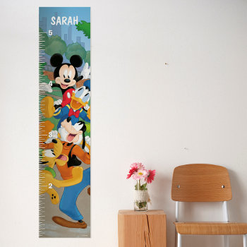 Mickey Mouse And Friends | Growth Chart by MickeyAndFriends at Zazzle