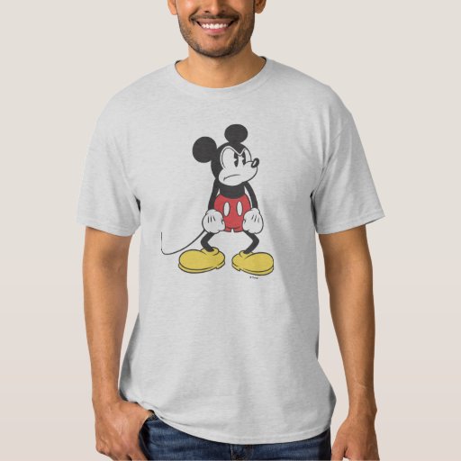 Mickey Mouse Angry T Shirt | Zazzle