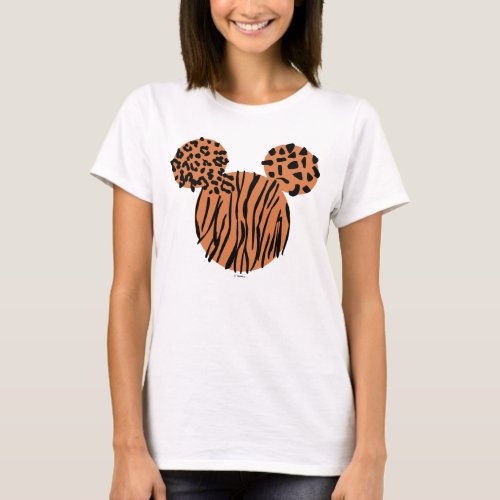 Mickey Mouse Animal Print  T_Shirt