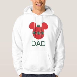 Mickey Mouse Argyle Christmas Ornament Hoodie