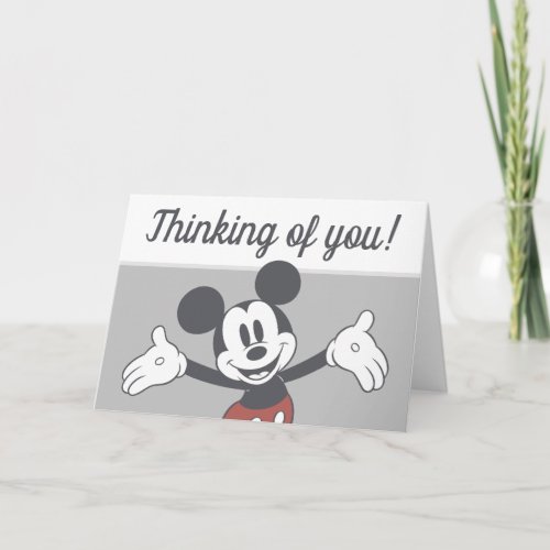 Mickey Mouse Arms Wide Card
