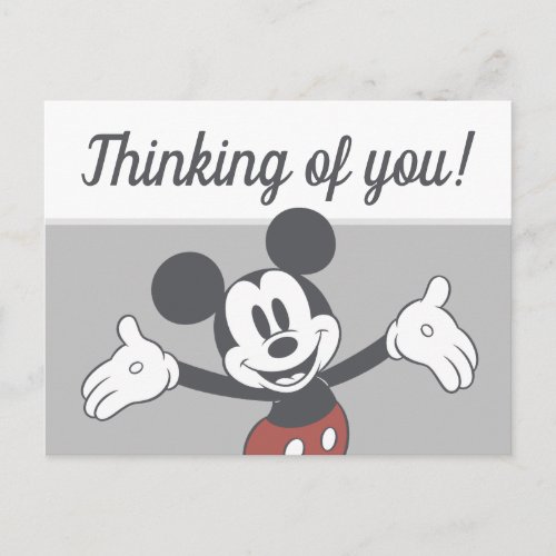 Mickey Mouse Arms Wide Postcard
