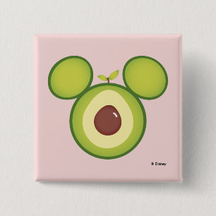 Mickey Mouse Avocado Icon Button
