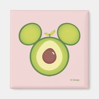 Mickey Mouse Avocado Icon Magnet