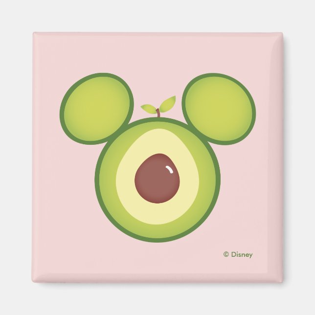 Mickey Mouse Avocado Icon Magnet (Front)