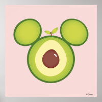 Mickey Mouse Avocado Icon