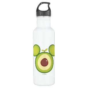 Mickey Mouse Avocado Icon Stainless Steel Water Bottle