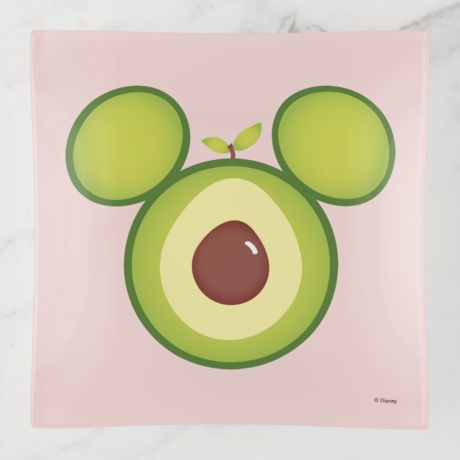 Mickey Mouse Avocado Icon Trinket Tray (Front)