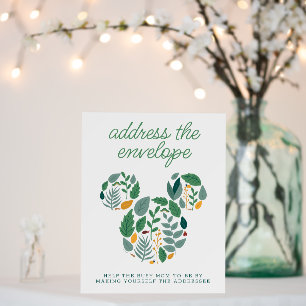 Mickey Mouse Baby Shower Address An Envelope Foam Board