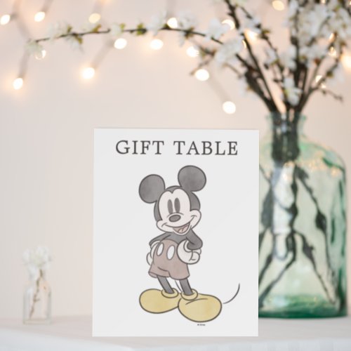 Mickey Mouse Baby Shower Gift Table Sign