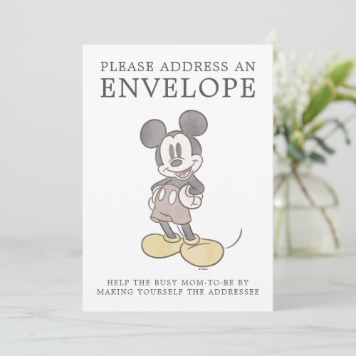 Mickey Mouse Baby Shower Invitation