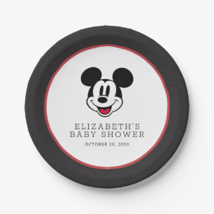 Mickey Mouse Baby Shower  Paper Plates