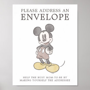 Mickey Mouse Baby Shower Poster