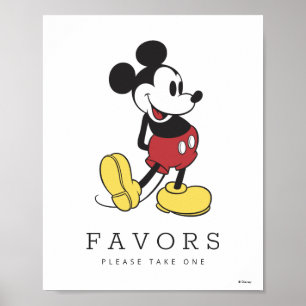 Mickey Mouse Baby Shower Poster