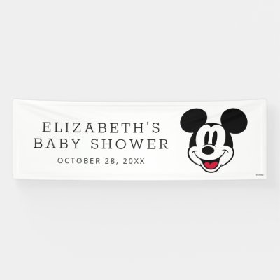 Mickey Mouse Baby Shower Welcome Banner