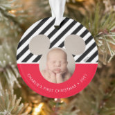 Mickey mouse baby's store first christmas ornament