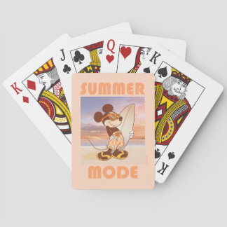 Mickey Mouse | Beach Summer Mode Poker Cards