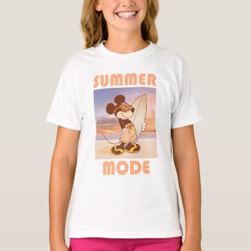 Mickey Mouse  Beach Summer Mode T_Shirt